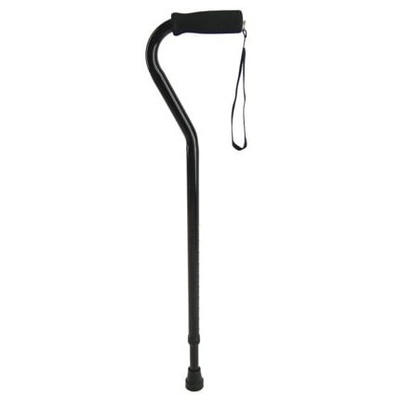 Walking Stick Swan Neck Black